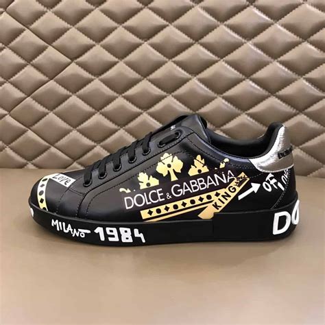 dolce gabbana men's crown slip on shoe|Dolce & Gabbana sneakers for men.